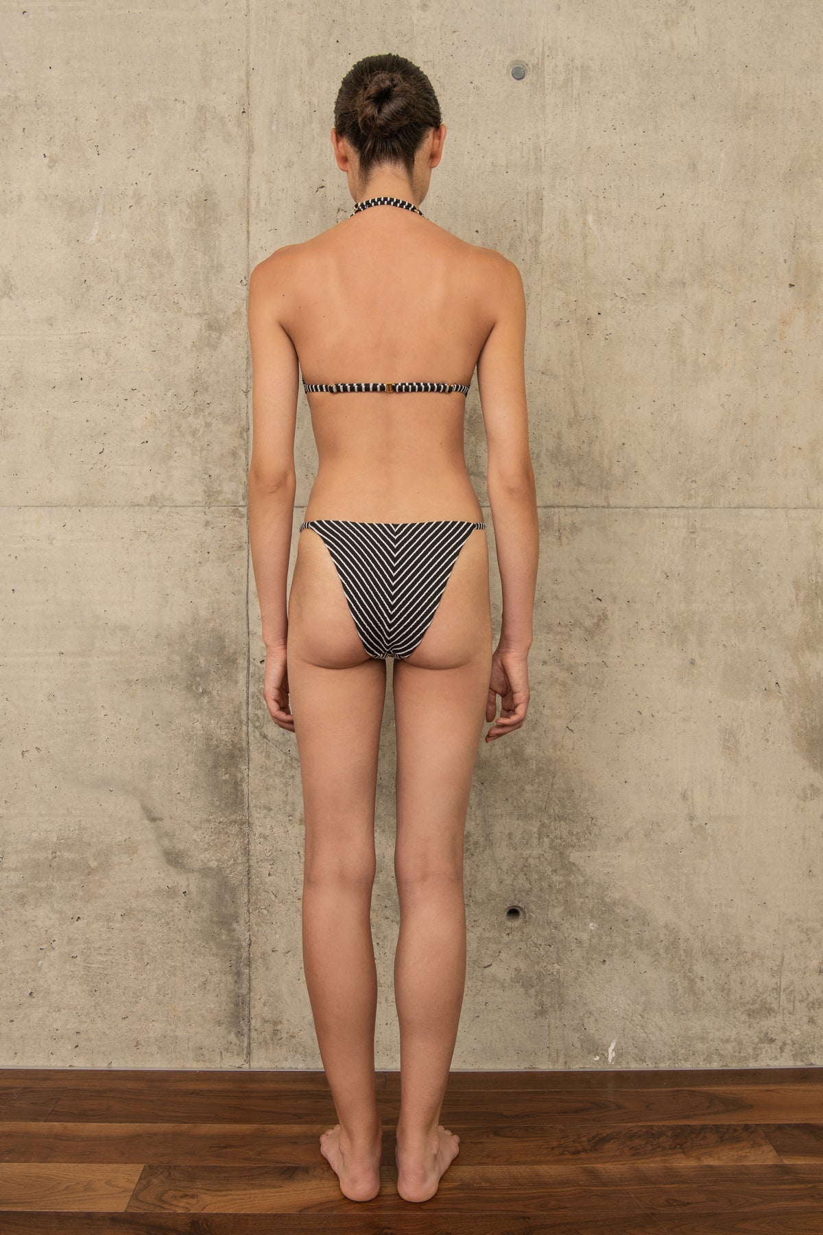 Rayé Halter Neckline Bikini
